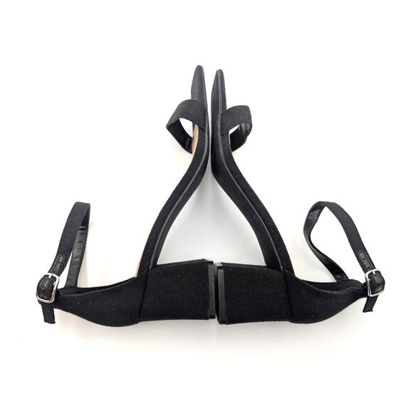 Abound Finn Ankle Strap Heel Sandal Open Toe Women's Black Size US9.5M EU40 - Picture 6 of 10